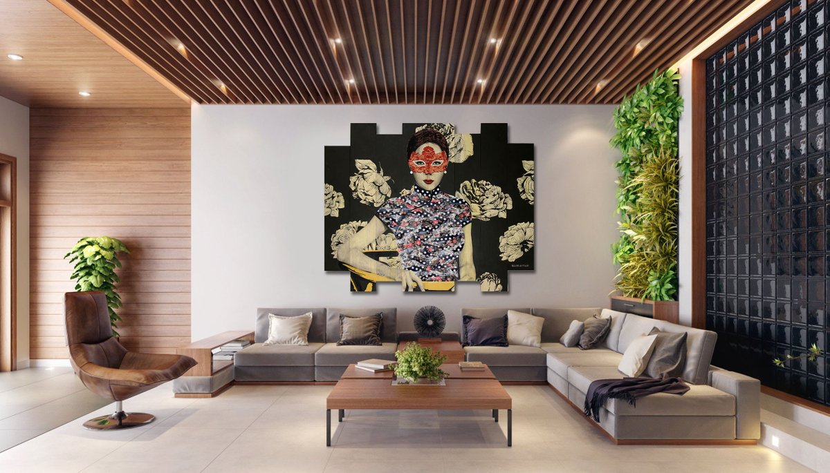 taksu's tweet photo. A new take on modern cheongsam. Accent your home with a touch of asian chinoiserie.  

Pride &amp; Prejudice series artworks by Najib.

Available at TAKSU Galleries, shipping worldwide. 🌏

@CrazyRichMovie @kevinkwanbooks #CrazyRichAsians #ChinoiserieDesign #InteriorDesign https://t.co/zCMS6gLEr1