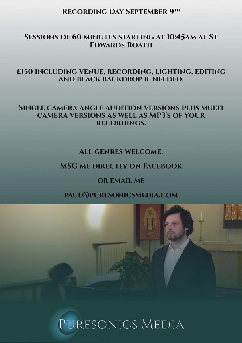 Anyone need recordings in Cardiff?