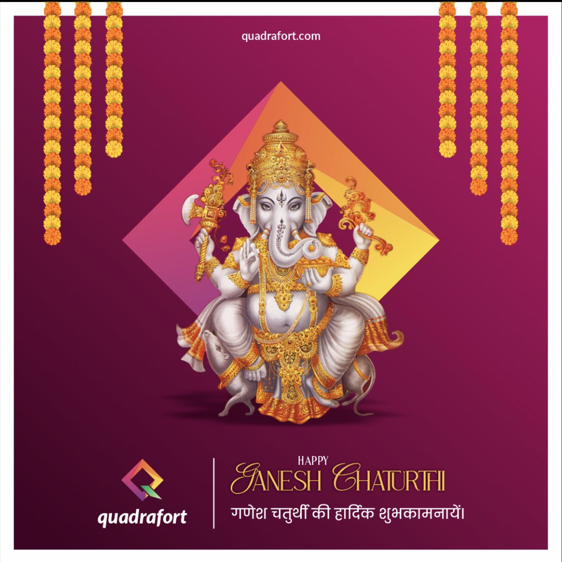 Happy Ganesh Chaturthi from #teamquadrafort #HappyGaneshChaturthi