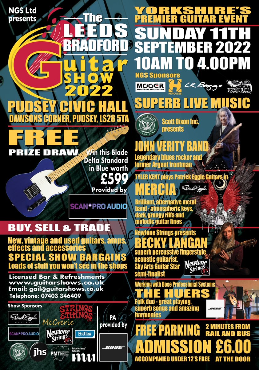 Redchilliaudio's tweet photo. We'll be at @NrthGuitarShows  Leeds/Bradford on 11th of Septemember. With @enyamusic @Snail_Ukulele. Come say hello! #guitar #ukulele #uke #event #music #musician #music https://t.co/Vj5mnL7aNX