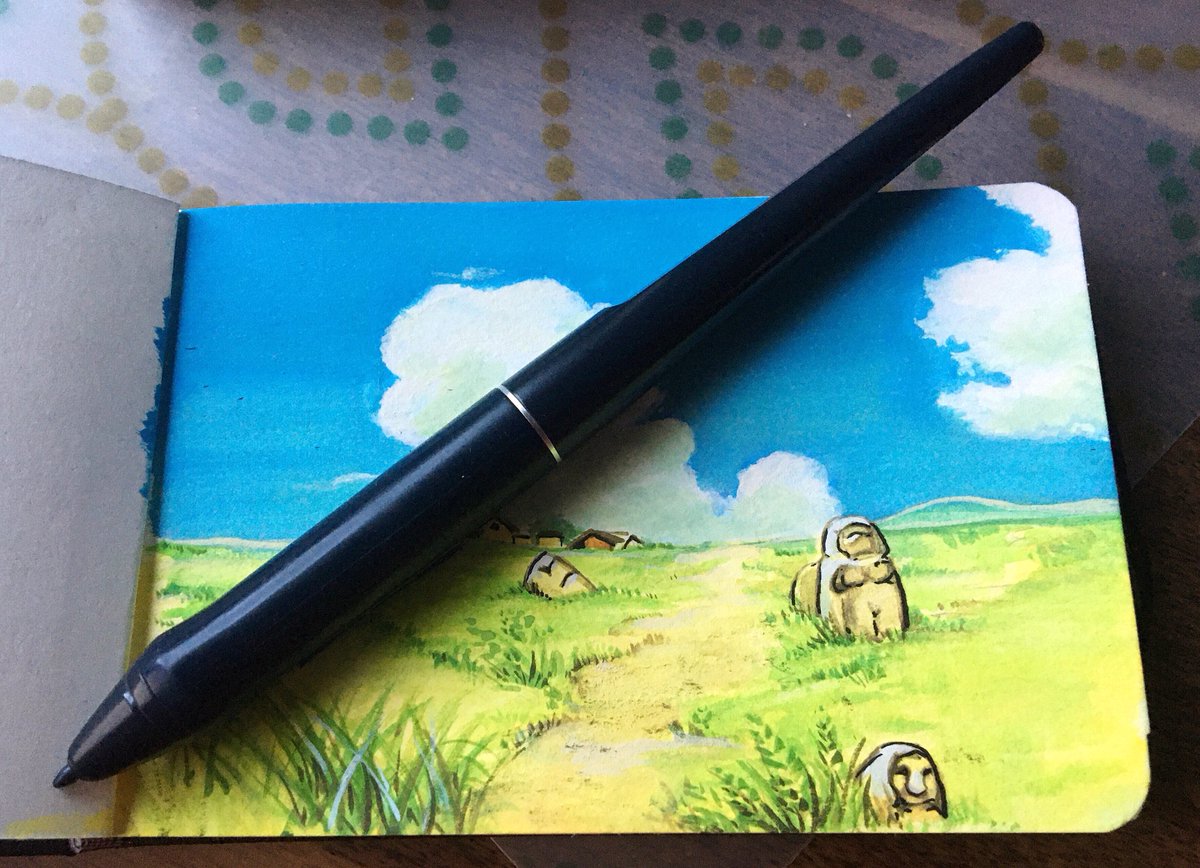 Yorugami on Twitter "For the curious this painting is on my small