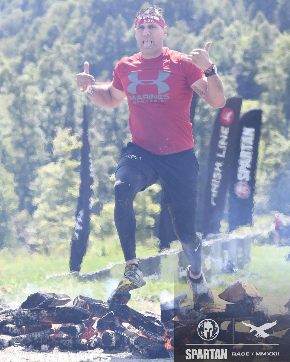 It took every ounce of energy left in my disgusting body to get over this fire jump