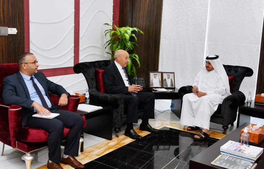 الجزائر الآن/الجزائرالآن&hellip;سفير الجزائر لدى قطر يبحث مع رئيس مجلس