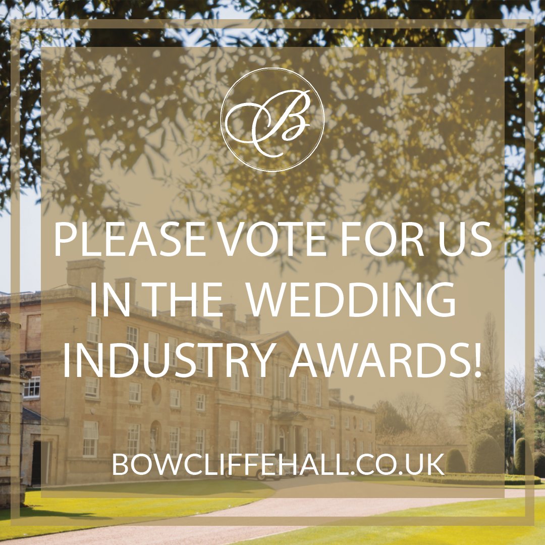 We are really excited to be up for two separate awards at the upcoming Wedding Industry Awards 2023 - Best Wedding Venue (Historic Venue) and Best Events Team. Don't forget to vote for us: the-wedding-industry-awards.co.uk/yorkshire-nort… the-wedding-industry-awards.co.uk/yorkshire-nort…