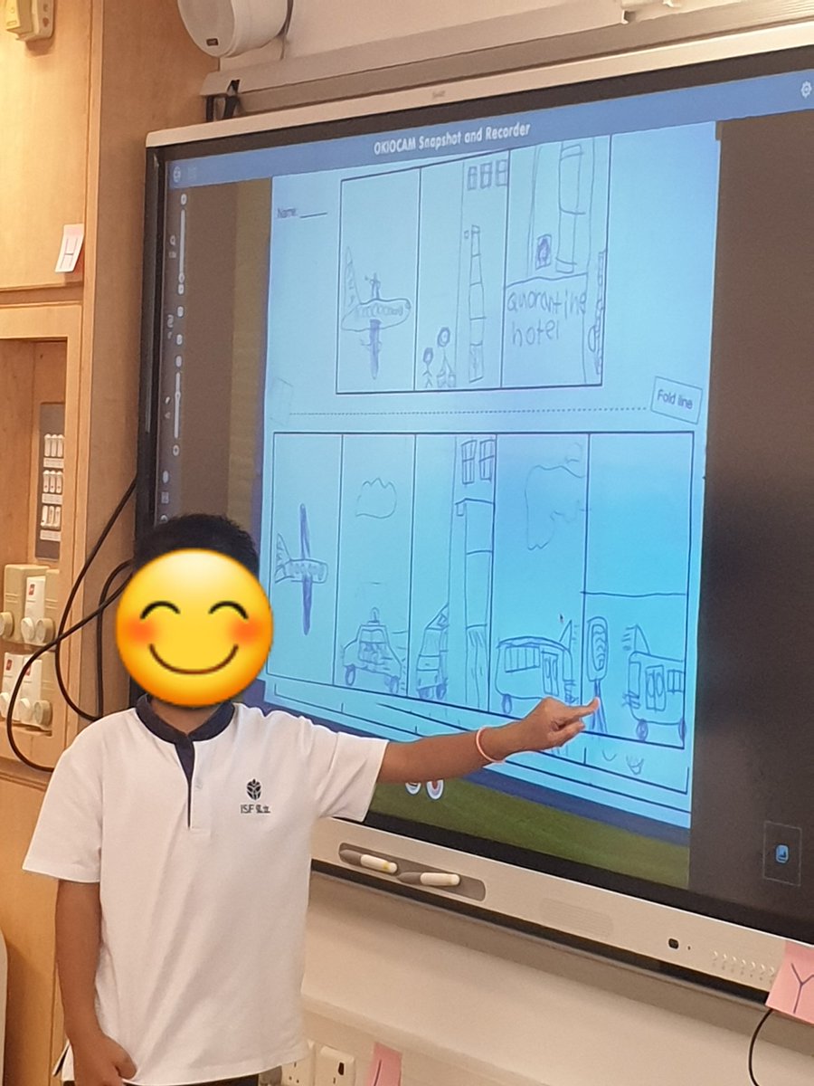 G1 writers shared their ideas as they learned to plan their small moment stories 📝 They were so excited to share in front of the class! <a href="/EdTech_ISF/">EdTech @ The ISF Academy</a> #studentvoice empowered by <a href="/okiolabs/">OKIOLABS👌</a>