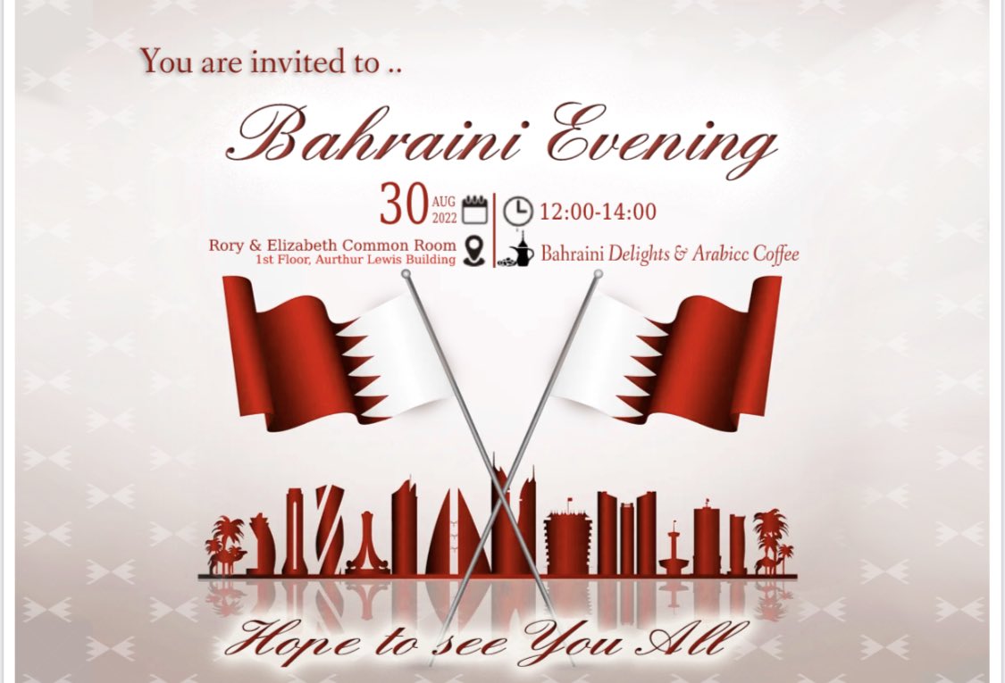 alkaabi20's tweet photo. Thank you for coming to the Bahraini evening it was an amazing gathering! Hope you all enjoyed and had fun learning about my home country #Bahrain #uk #Manchester #البحرين @OfficialUoM @GlobalDevInst @BahrainEmbUK https://t.co/WLZaVtlEvq