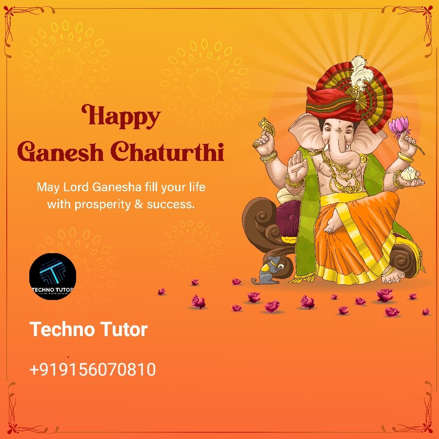 desaleketan_10's tweet photo. Let's learn from the God of Wisdom. Happy Ganesh Chaturthi to all.

Download the app now - https://t.co/RfcmUNmVyP

#ganeshchaturthi #ganapatibappamorya #elearning #eLearningCourses #TechnoTutor #ketandesale https://t.co/tI9ciGuO5Q