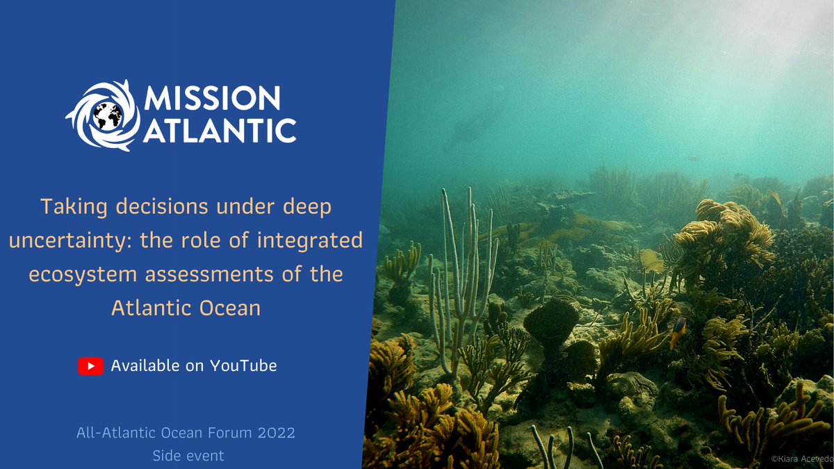 MISSIONATLANTIC's tweet photo. 🔔 Did you miss our Workshop on "Taking Decisions Under Deep Uncertainty" or would like to watch it again?
▶️ We've made a playlist with all the presentations and the panel discussion for you: https://t.co/PUkUb5Y3kN

#AtlanticAll @AllAtlanticO #Atlantic #BelemStatement https://t.co/aqFAF85Enw