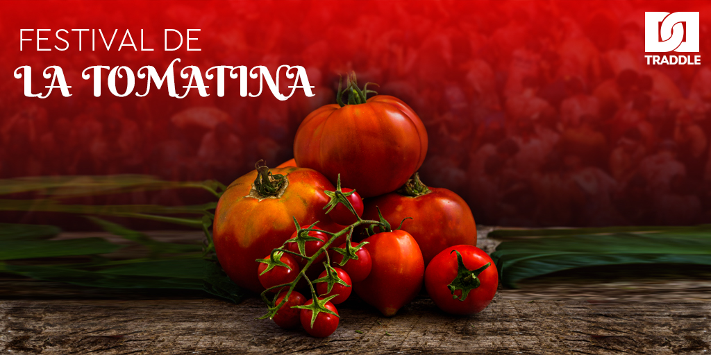 Que comience la batalla! 
¡Cuidado!

#tomatina2022 #LaTomatina #Spain #tomatoes #agriculture #vegetables