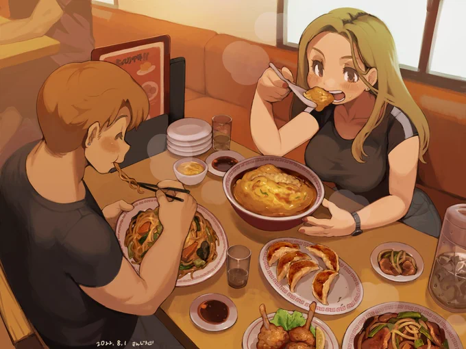 過去絵 食べてるやつ 