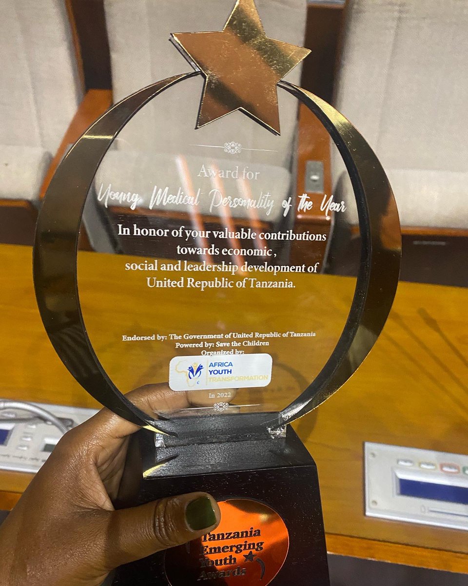 TanzaniaMidwiv1's tweet photo. A massive congratulations to our very own #TEAMTAMA Agnes Ndunguru for winning the Tuzo za Vijana Chipukizi TEYA 2022- (Emerging Youth awards 2022) in a Category-Health development-Sub category: Medical personality of the year. Hongera sana Midwife AggieππΎππΎππΎ https://t.co/KBKOr88xru