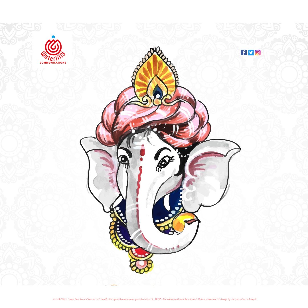 Waterlillytweet's tweet photo. #HappyGaneshChaturthi2022 Wishing you the wisdom to make right choices with abundant prosperity. #Ganeshotsav2022 #digitalmarketing #contentmarketing #freelancing https://t.co/h5omYfmBxq