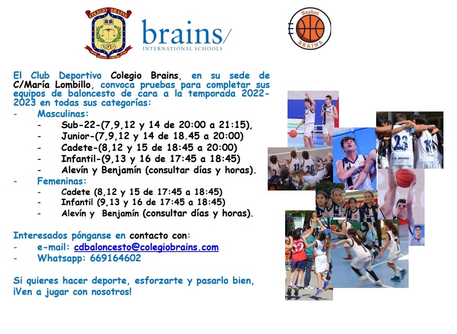 brainsbaloncest's tweet photo. Convocatoria de pruebas Brains Lombillo (Septiembre 2022) https://t.co/DtT5gEh5l8