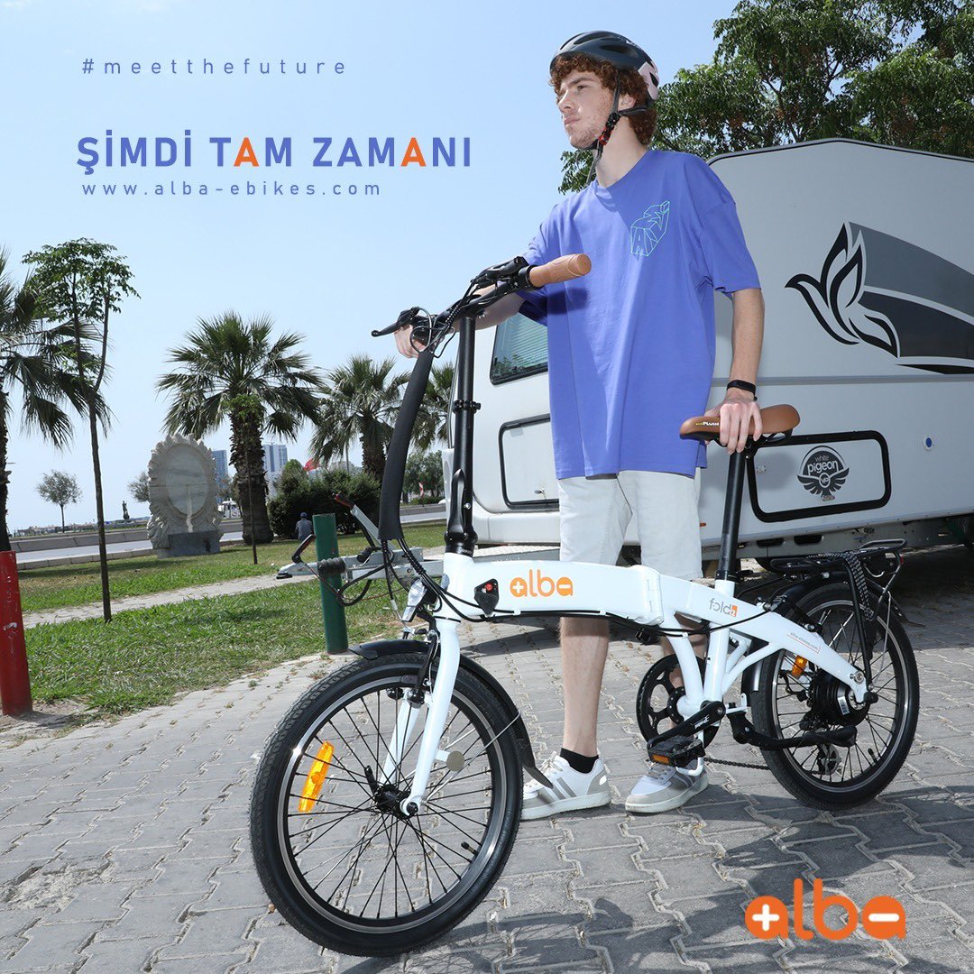 alba_ebikes's tweet photo. Şimdi hayallerinizi de yanınıza alıp ALBA ile yola çıkmanın tam zamanı 👍
Detaylı bilgi için 👉 https://t.co/aS951AuHBF
#alba #meetfuture #meetalba #albafold2 #fold2 #sürdürülebilirlik #bisiklet #ebike #albaelektriklibisiklet #elektriklibisiklet #elektrikliulaşımaraçları https://t.co/KayRweQThF
