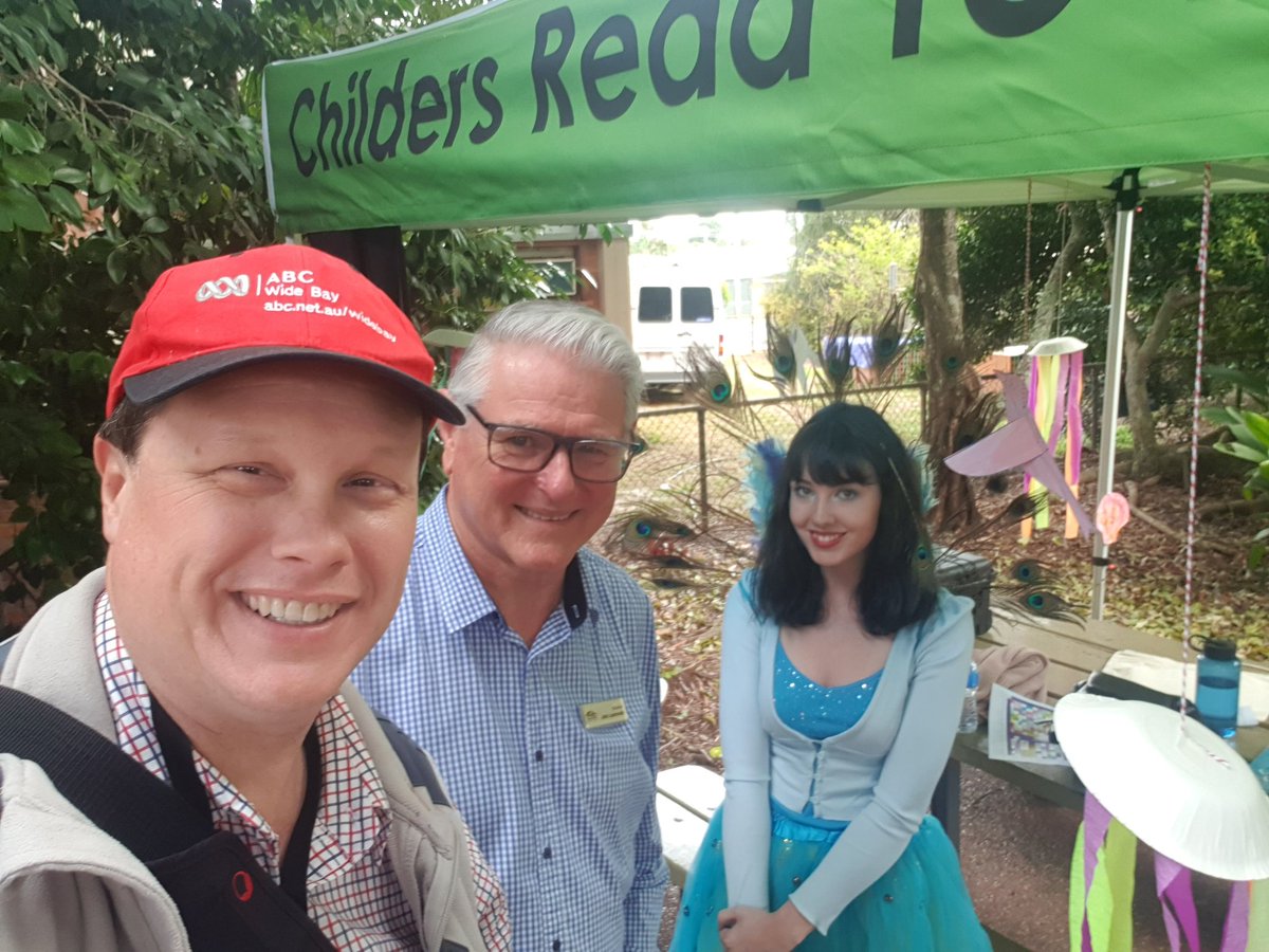 The people you meet!
Hanging out in #milleniumpark in #Childersqld today for <a href="/abcwidebayqld/">abcwidebayqld abcwidebayqld</a>. The annual Read To Me day is so much fun and it brings the community together! #reading #countrytowns #abcradio