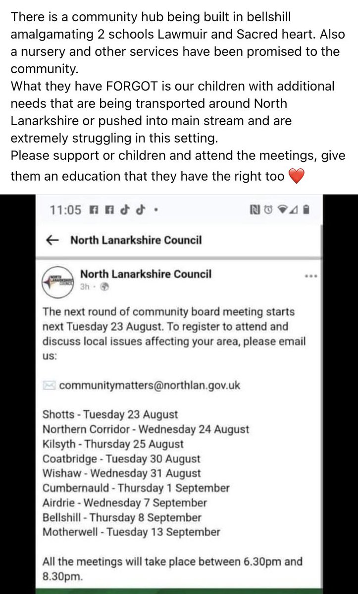 clairej712's tweet photo. Regarding lack of ASN support in the new proposed hub. Please can you help.
@LawmuirPS @NLCNorthHub @SLTNorth @CommunitySolut6 https://t.co/qAKFIUP0r4