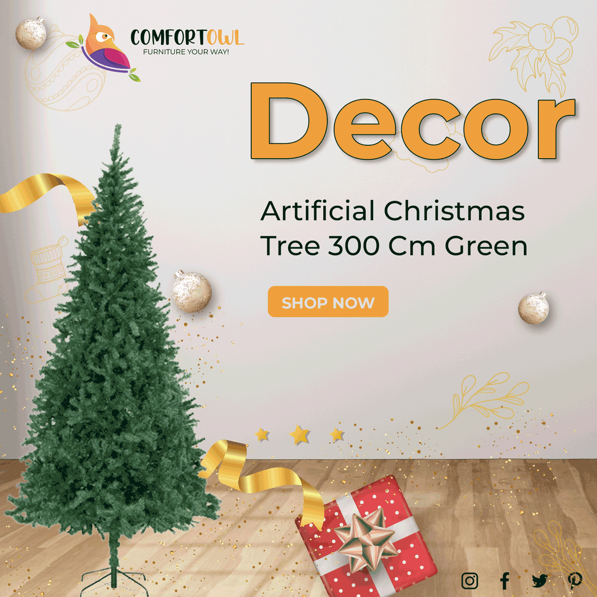 comfortowl's tweet photo. This extra-large beautiful artificial Christmas tree is very lifelike in its shape and appearance and will create just the right atmosphere for this coming Christmas.

Click here to buy - https://t.co/QV34E9iddZ

Shop Now - Home &amp; Garden
 #gardening #plants #flowers @comfortowl https://t.co/tUwbcbqFfh