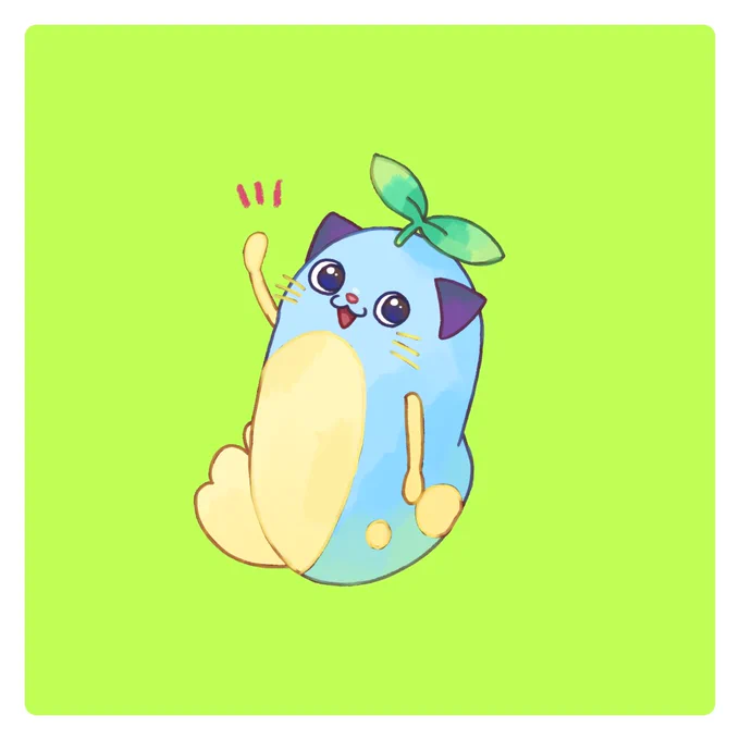100日目のまめねこ#まめねことレオス 