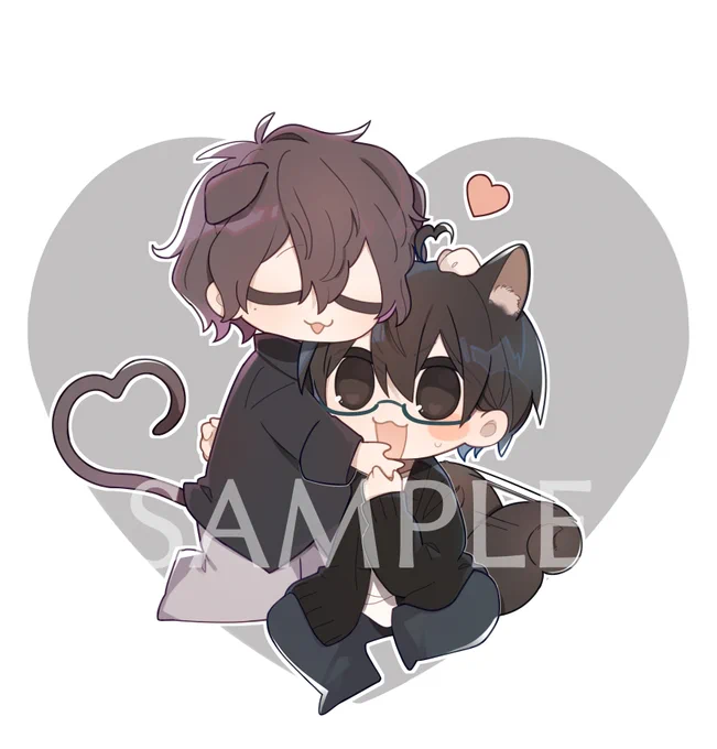 グッズ用SDイラストを描かせて頂きましたご依頼ありがとうございました #Commission 