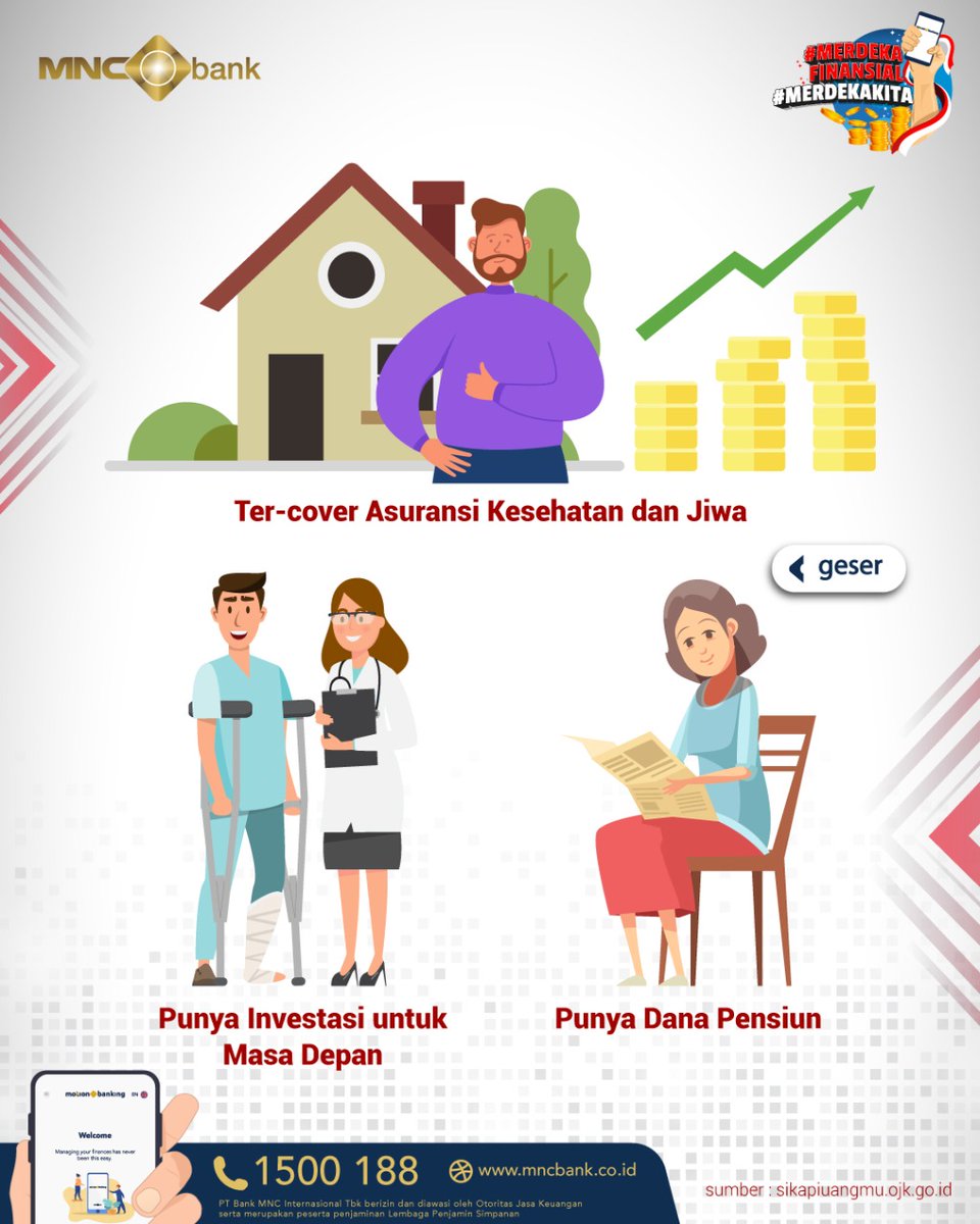 OfficialRCTI's tweet photo. ADA NGGAK NIH?
Dari 6 tanda merdeka finansial di sini, manakah yang sudah kamu punya?

Reply dan mention teman kamu ya!

☎️ 1500188 | https://t.co/CYeSvhpBUP

#MNCBank #trulyyou #MerdekaFinansial #MerdekaKita https://t.co/YRZ5IQojxa