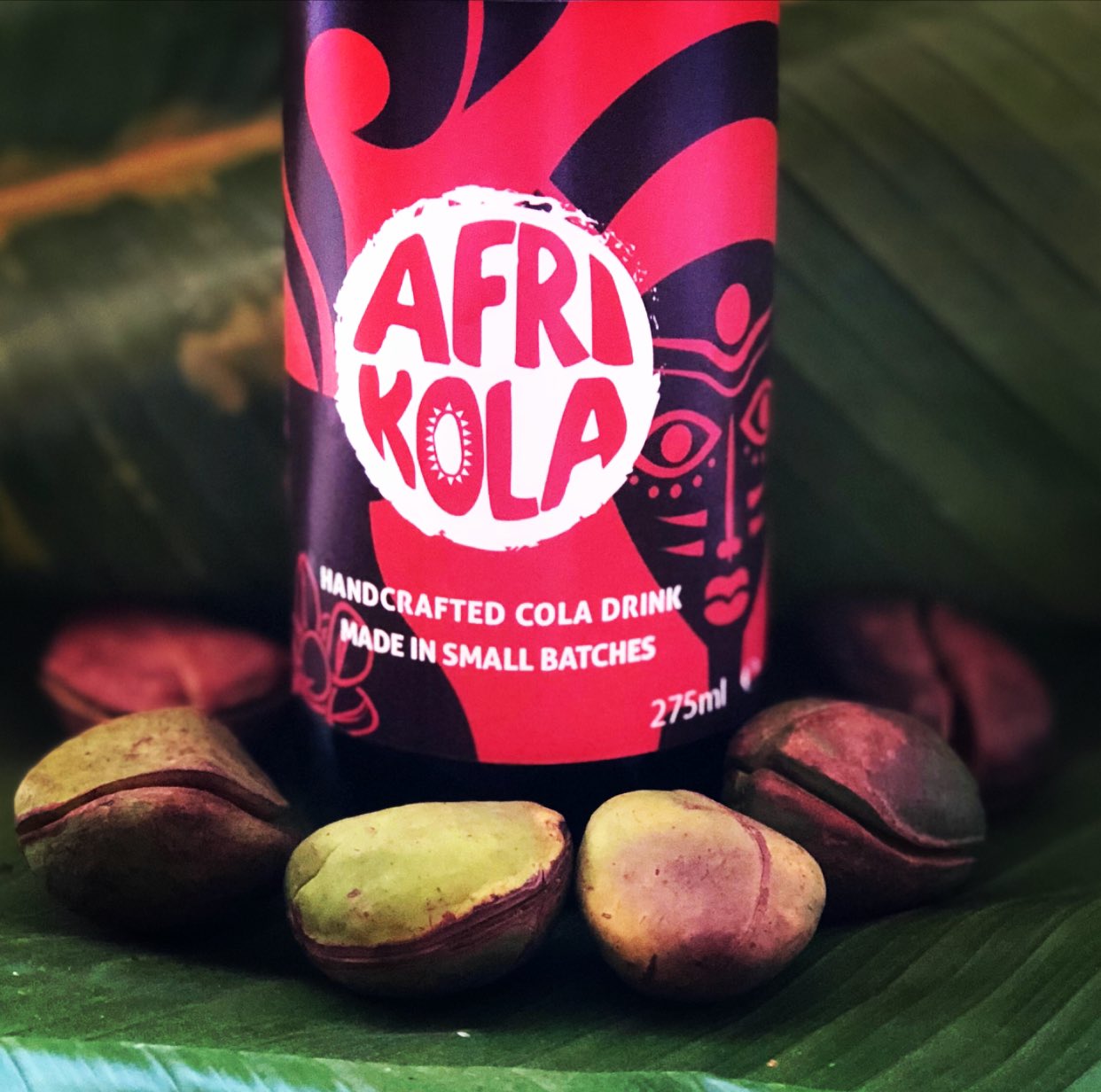 Afri-Cola, This beverage has an African motif, but was actu…