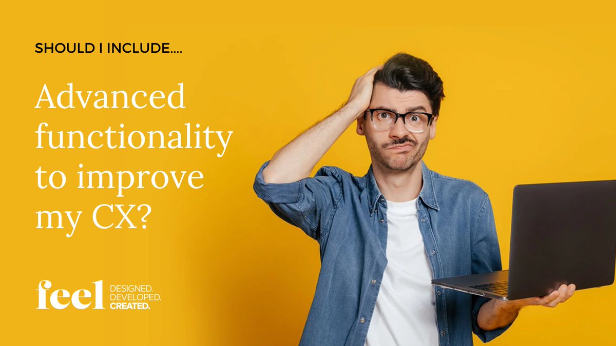FeelCreated's tweet photo. Adding advanced features to your site is tempting to help improve the user experience.

But before you do, ask yourself if it's what your customer actually needs.

Fancy functionality has its place. But it's not always the answer to improving CX...

#cxstrategy #cxtips #website https://t.co/gTOFGxEO99