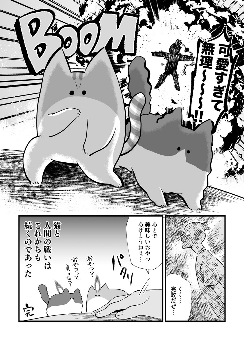 猫と人間との戦いはこれからも続くのであった～完～ 2/2 