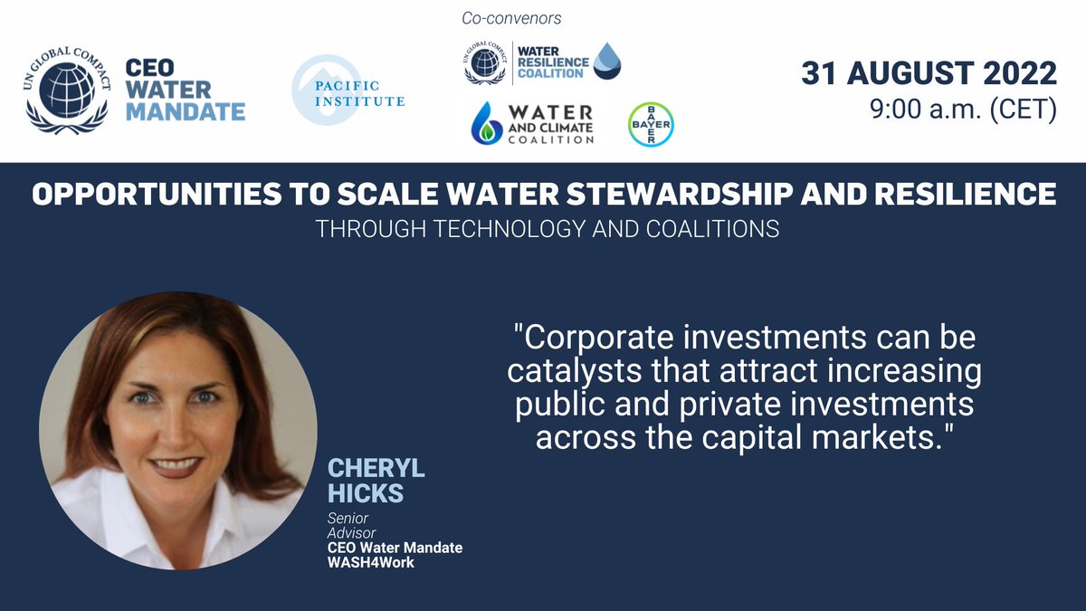 CEO Water Mandate tweet media