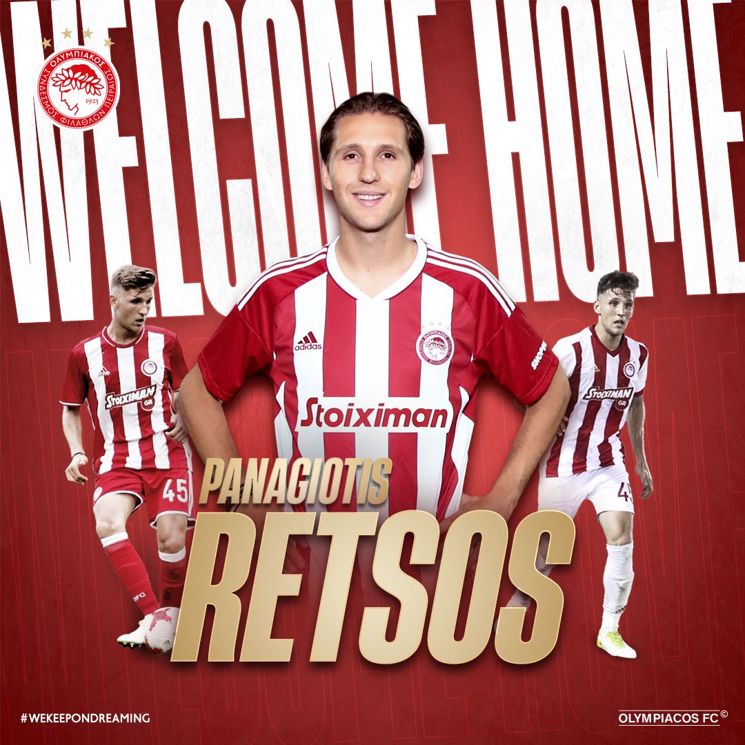 olympiacosfc's tweet photo. Καλωσόρισες πίσω στο σπίτι σου Παναγιώτη! / Welcome back home @PanosRetsos! 🔴⚪️🦁 

#Olympiacos #Retsos #RetsosIsBack #RetsosReturns #WelcomeRetsos https://t.co/bhIpuQiebn