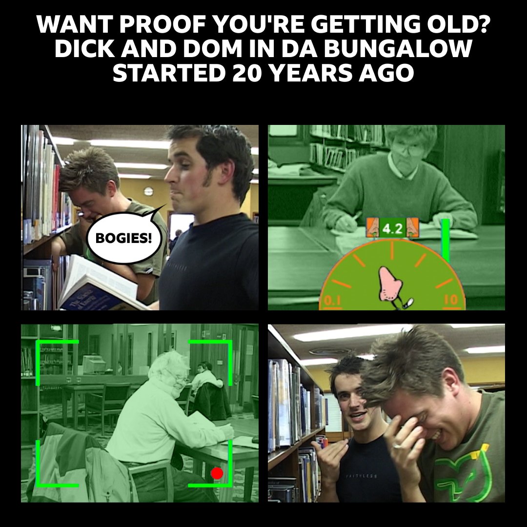 #OnThisDay in 2002: Children’s entertainment show Dick and Dom in Da Bungalow first aired. The BAFTA award winning show ran for five series and was a hit with children and adults alike. BOGIES!