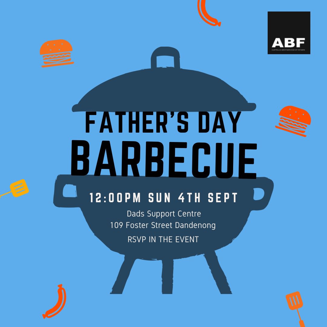 Join us Fathers Day at the Dandenong Dads Support Centre. #fathersday #ABF #menshealth #21fathers