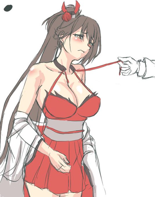 気持ちばかりの抵抗をする瑞鶴 