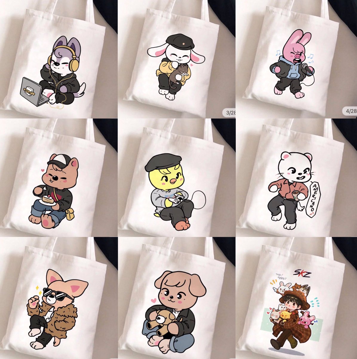 rhihansells's tweet photo. #raxiensells help like and rt !

wts lfb skzoo/stray kids tote bags

—• 90ea (19,855 viet dong + isf)
—• dop: 50% dp , rb after 2weeks
—• sfeta
—• from diff country
—• mine + pic of the item

t. skz bang chan lee know changbin hyunjin han felix seungmin i.n https://t.co/QGkkPRDwrT