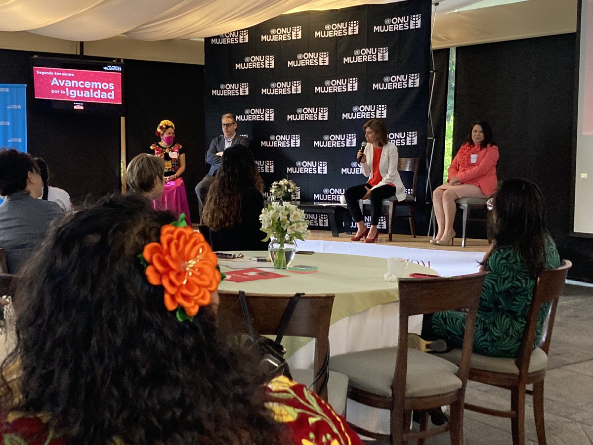 ONUMujeresMX's tweet photo. #AvancemosPorLaIgualdad es un programa que sin duda ha sido capaz de responder a desafíos y construir alianzas. @BelenSanzLuq https://t.co/tOpChdh8fh