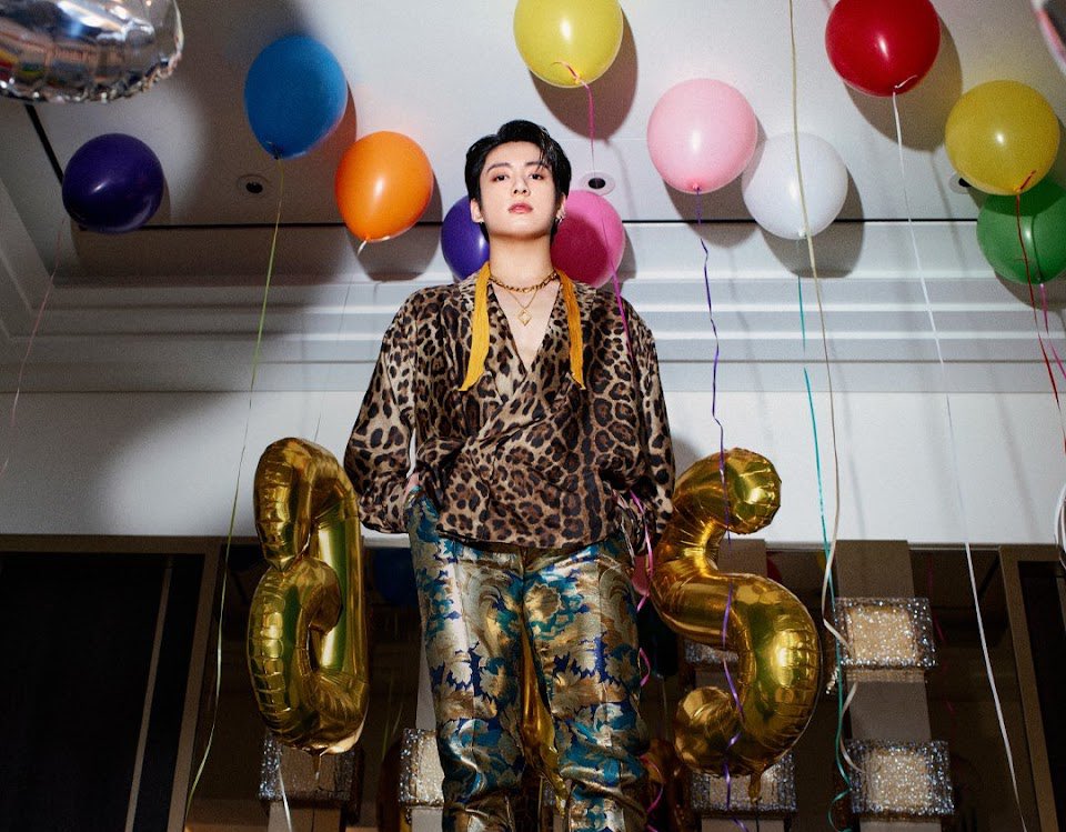 BTSGlobalCharts's tweet photo. Happy Birthday to Jungkook! We love you! #HappyJungkookDay 💜🎂 https://t.co/uYbSpjnz42