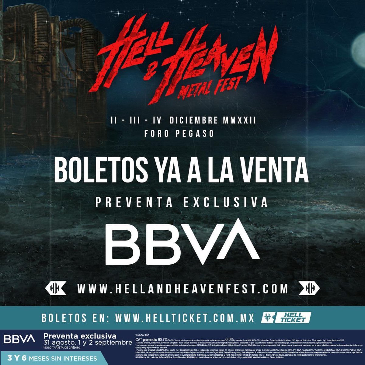 ¡Ya inició la venta exclusiva BBVA! 🔥

Ingresa aquí, a la fila virtual: bit.ly/HH-22 y adquiere tu abono a precio de preventa. 🎟