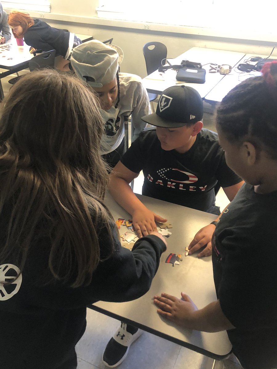 bayleenowlin's tweet photo. Team building activity in 6th grade math! #fmsteach https://t.co/sYAXyVDvCY