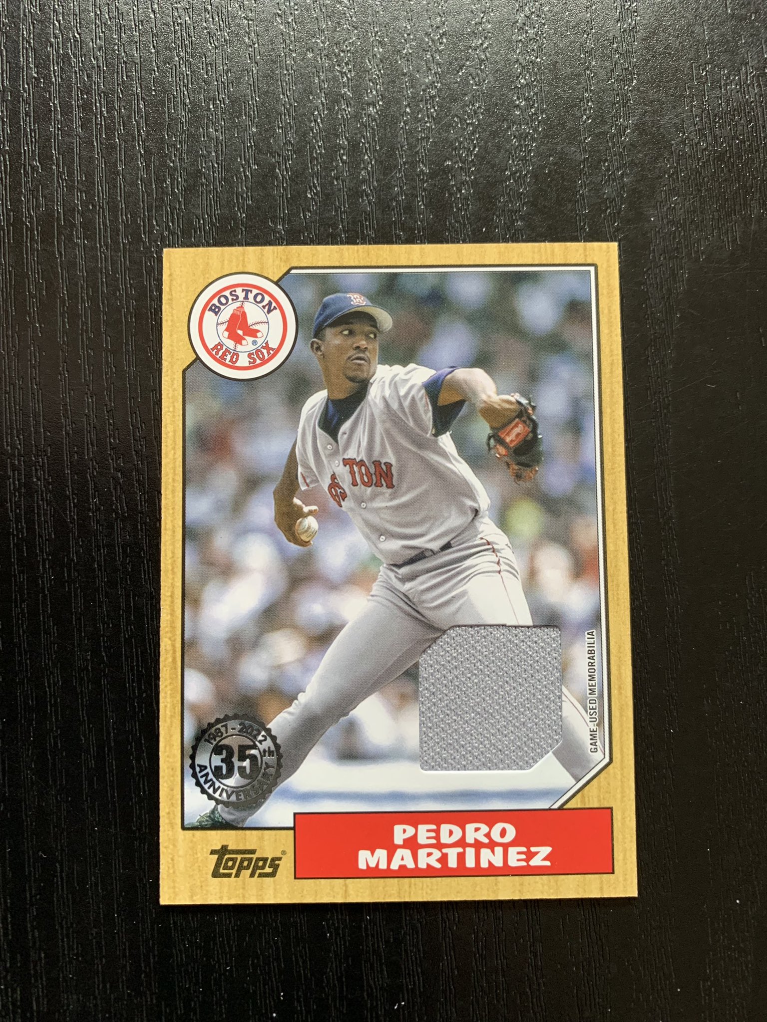 海外花系 2018 topps ペドロ マルチネス 5色パッチオートカード 世界10 ...