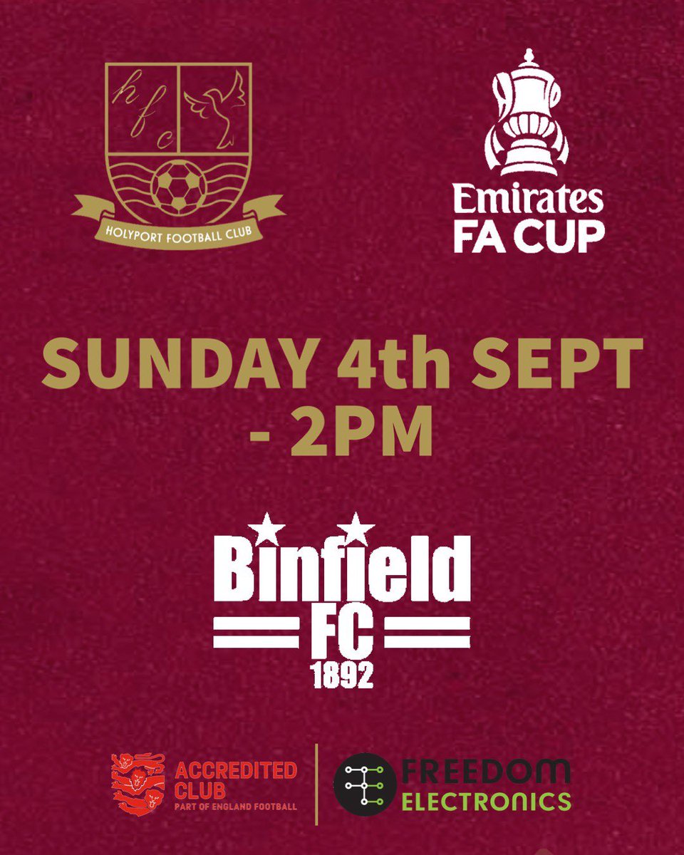 🎟 tinyurl.com/yc2b9ffe

👆🏻👆🏻👆🏻 have you got a ticket for Sundays <a href="/EmiratesFACup/">Emirates FA Cup</a> #EmiratesFACup game against <a href="/Binfieldfc/">Binfield FC</a> 

𝑪𝒐𝒎𝒆 𝒂𝒍𝒐𝒏𝒈 𝒂𝒏𝒅 𝒔𝒖𝒑𝒑𝒐𝒓𝒕 𝒕𝒉𝒆 𝑳𝒂𝒅𝒔💜💚
