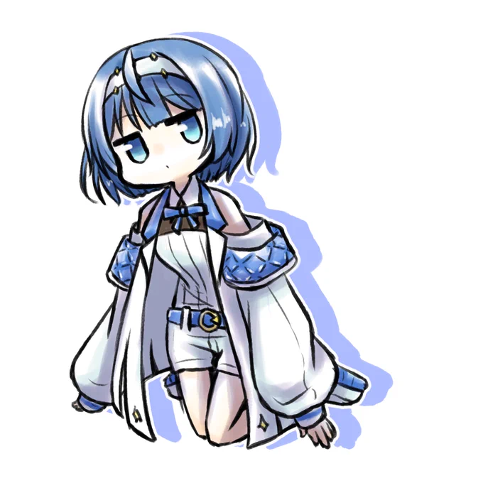#今月描いた絵を晒す 1と2は趣味3と4は表紙とポスター 