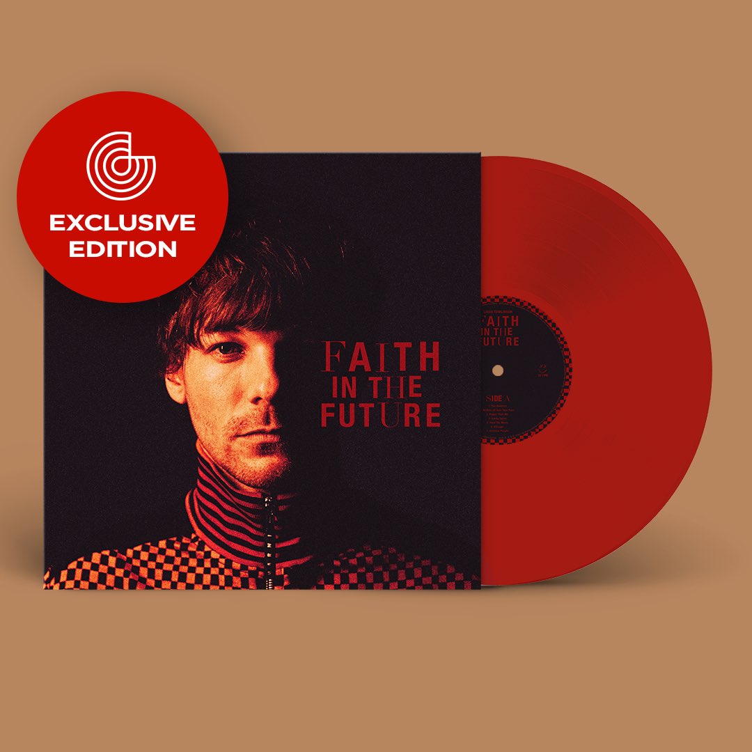 Golden Discs on X: Louis Tomlinson's second album “Faith In the Future” is  just around the corner! Get your hands on our exclusive signed CD and  translucent red vinyl now 🔥 📍Out