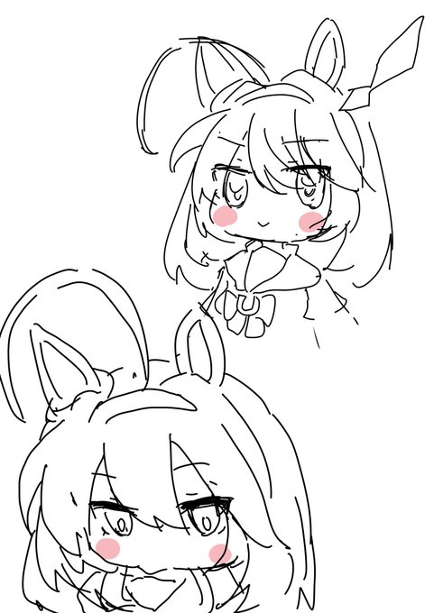 ウマ娘のsd安定した可愛い書き方が見つからない 