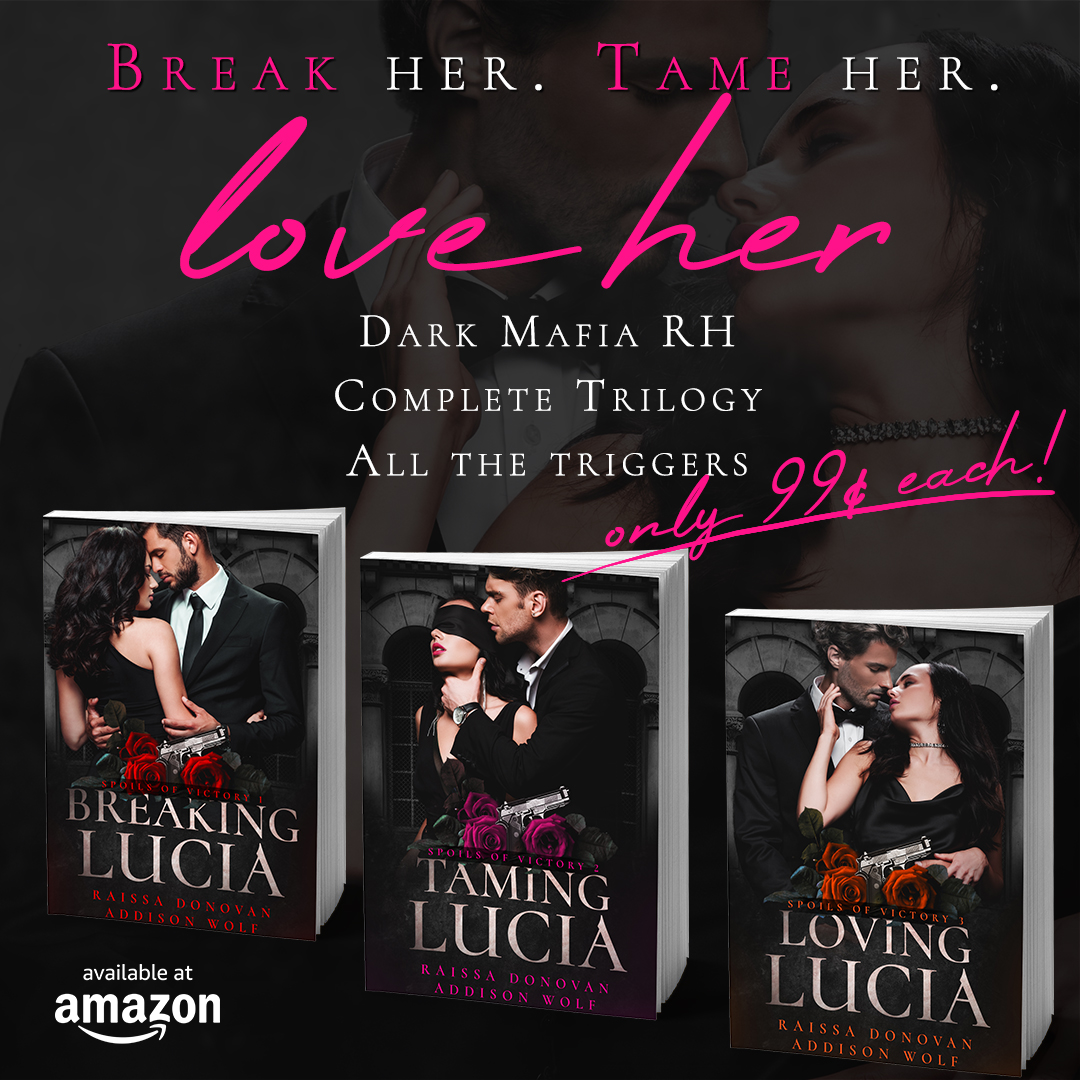 RaissaPhoenix's tweet photo. #darkmafia #booksofinstagram #mafia #darkbooks #darkromance #somnophilia #humiliation #noncon #kidnapping #captivity #StockholmSyndrome #completedtrilogy #completedseries #99c #sale #gunplay #watersports #violence #MMMF #RH #WhyChoose #MM #Bisexual https://t.co/ORysPyrGvt