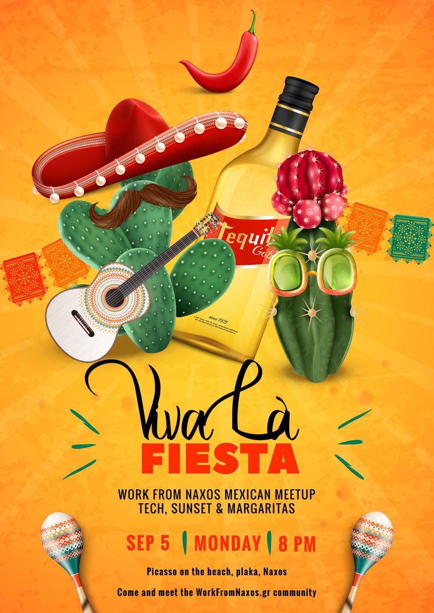 #workFromNaxos #meetup on September 5th, 8 PM at Picasso On The Beach, Plaka!

Join us!