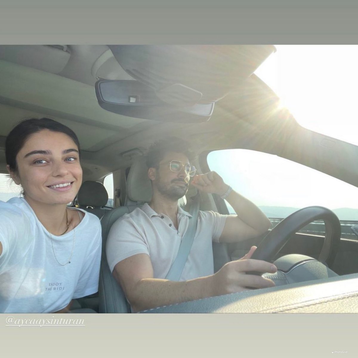 Always love seeing them taking trips together. 😍

#AyçAlp
#AlpNavruz #AyçaAyşinTuran