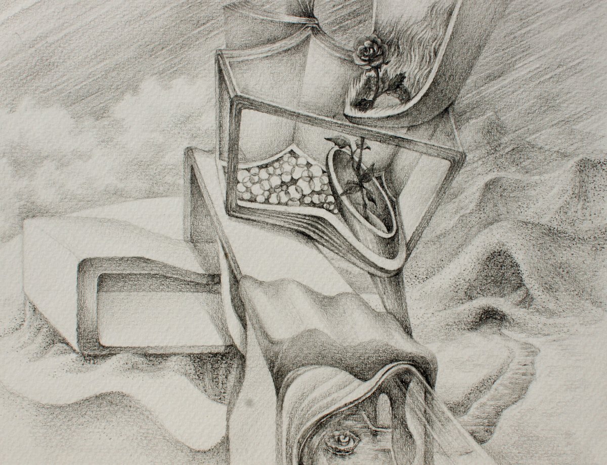 falling0202's tweet photo. Desert for the little prince/ pencil on paper
This collection is from my physical art. 
Check out my item listing on OpenSea! https://t.co/Q16Ib7X1tU via @opensea 

#NFTart #Pencildrawing #notheresomewhere 
#rhythmicalNFT #Roshini https://t.co/ePDI01gmGD