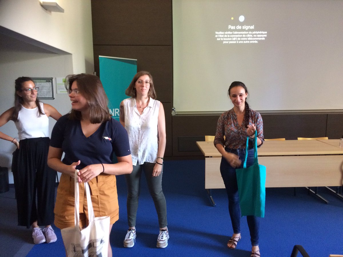 UMR_IAM's tweet photo. #DocPostdocDay: the best oral presentation award goes to Méline Saubin. Congratulations! https://t.co/NKk2zSEtxI