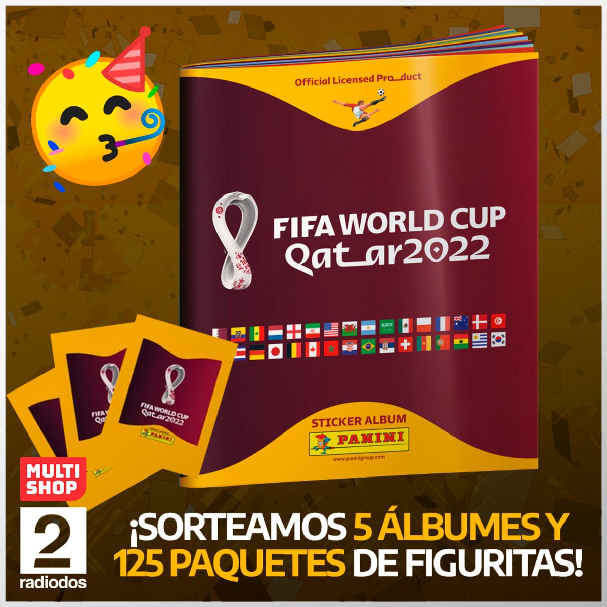🙌🏻 ¡SE VA EL ÚLTIMO! 🇦🇷

Sorteamos el último de los 5 álbumes que estuvimos regalando de QATAR 2022 y la  tanda final de 25 figuritas.

Cómo participar:
✅ Seguinos <a href="/radio2rosario/">Radio2 AM1230</a>.
✅ Dale Me gusta.
✅ Dale RT.

Mucha suerte! 🍀