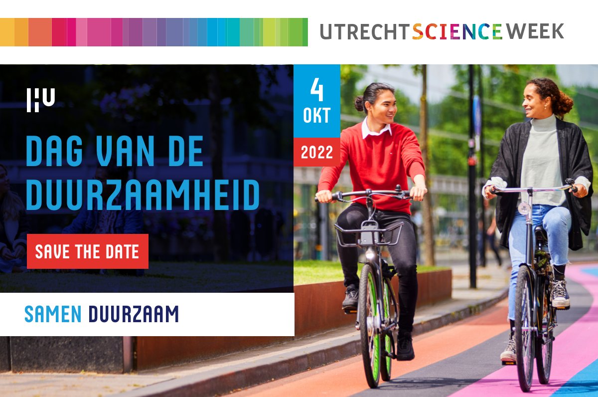 We nodigen je graag uit voor onze Dag van de Duurzaamheid, op dinsdag 4 oktober van 13:00 tot 17:00! Hierover ontvang je begin september meer informatie.

Denk met ons mee over welke bijdrage wij leveren aan een duurzame wereld.

#HUduurzaam #HierKomtAllesSamen #WijZijnHU