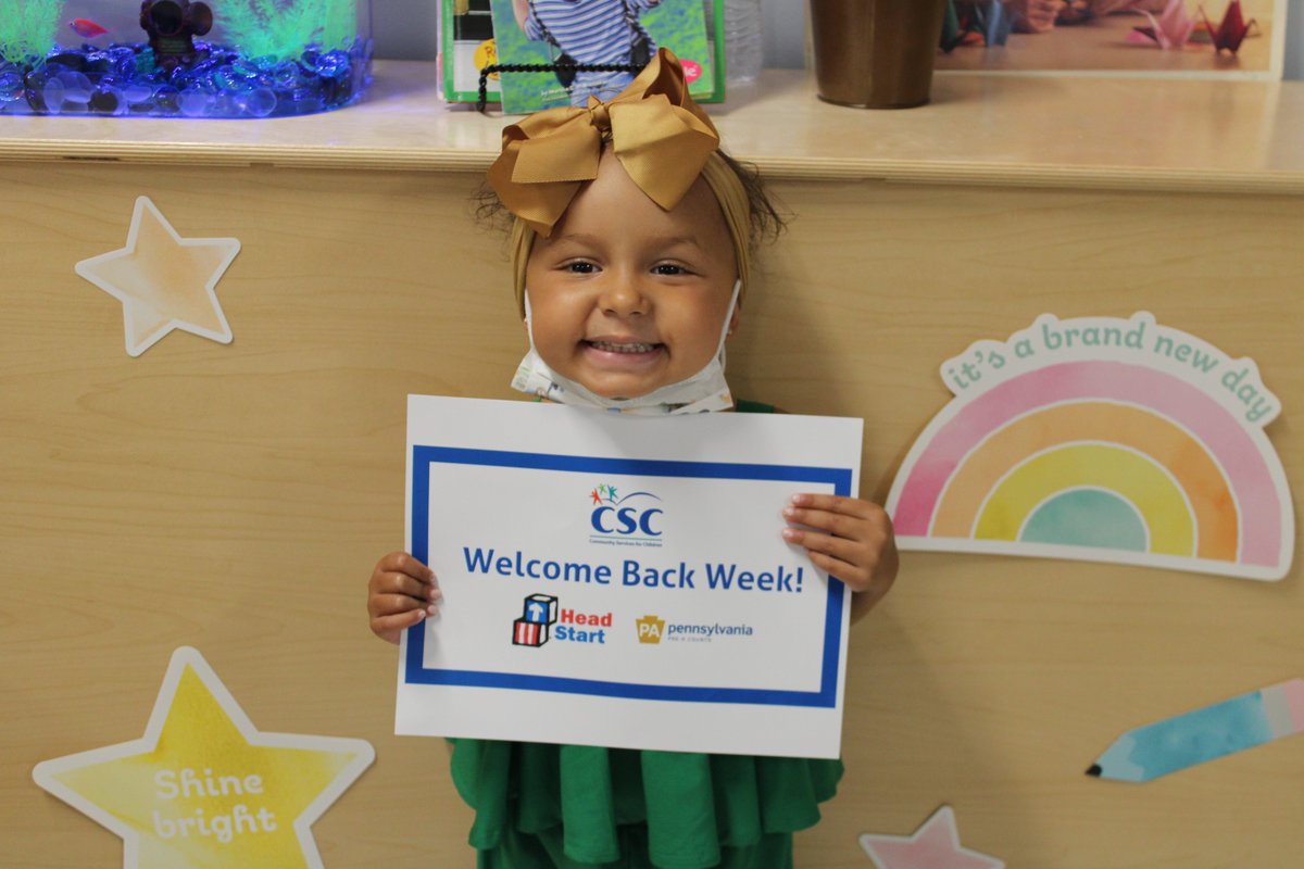 cscinc_org's tweet photo. #WelcomeBackWeek continues! 

Don't forget to share and tag us in your first week of class pictures. 

Education is not the filling of a pot but the lighting of a fire. 
~ W.B. Yeats
#PreKCounts 
#HeadStart 
#CSC https://t.co/DLL2Iih0gu